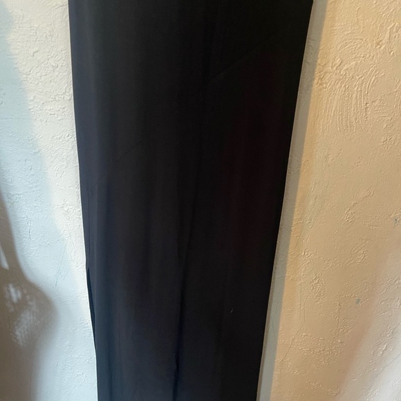 Soma Maxi Black Sleeveless Dress With Slit On Side - Picture 3 of 7